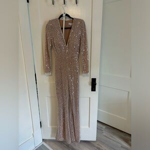 Nadine Merabi Eliza beaded Jumpsuit - never worn XS